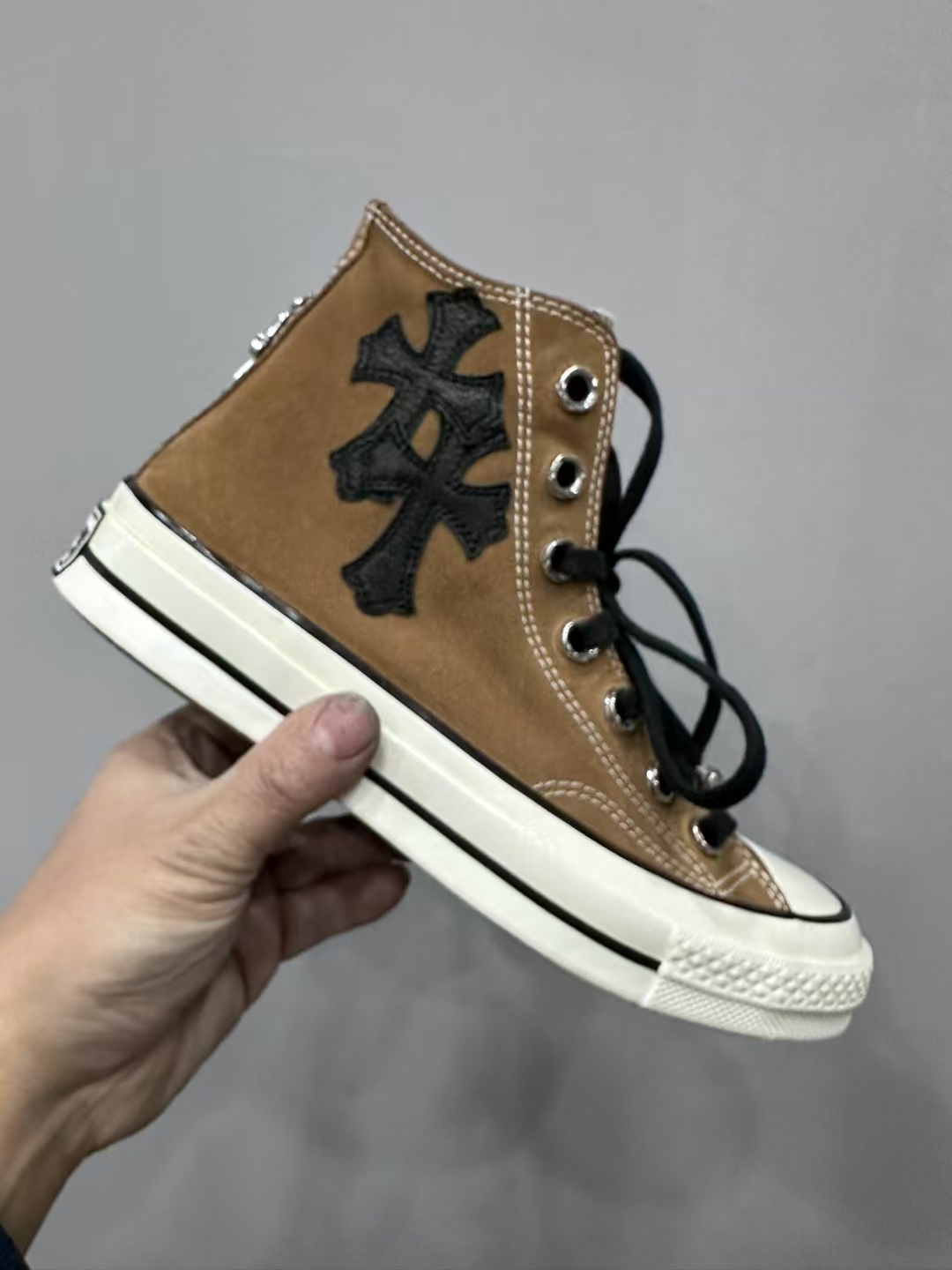 CH chrome hearts* Converse brown suede 1970s