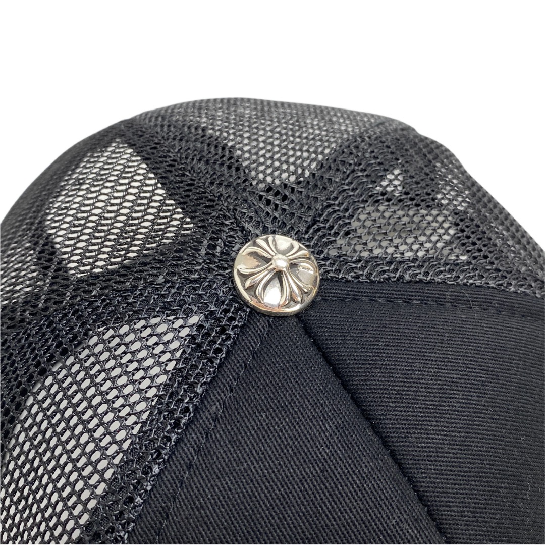 CH white baseball cap with three crossed stripes