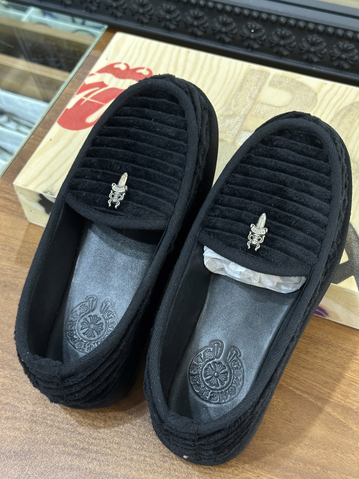 Chrome Hearts Sword Loafers (Slip-on) Sizes: 36-37-38-39-40-41-42-43-44-45