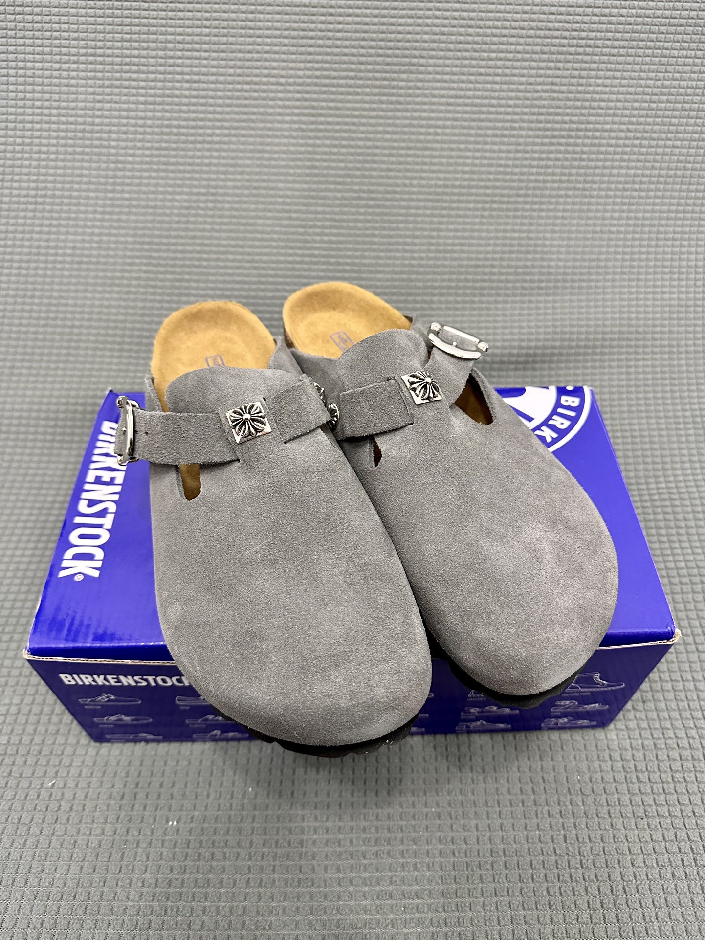 CH Chrome Hearts x Birkenstock Boston Leather