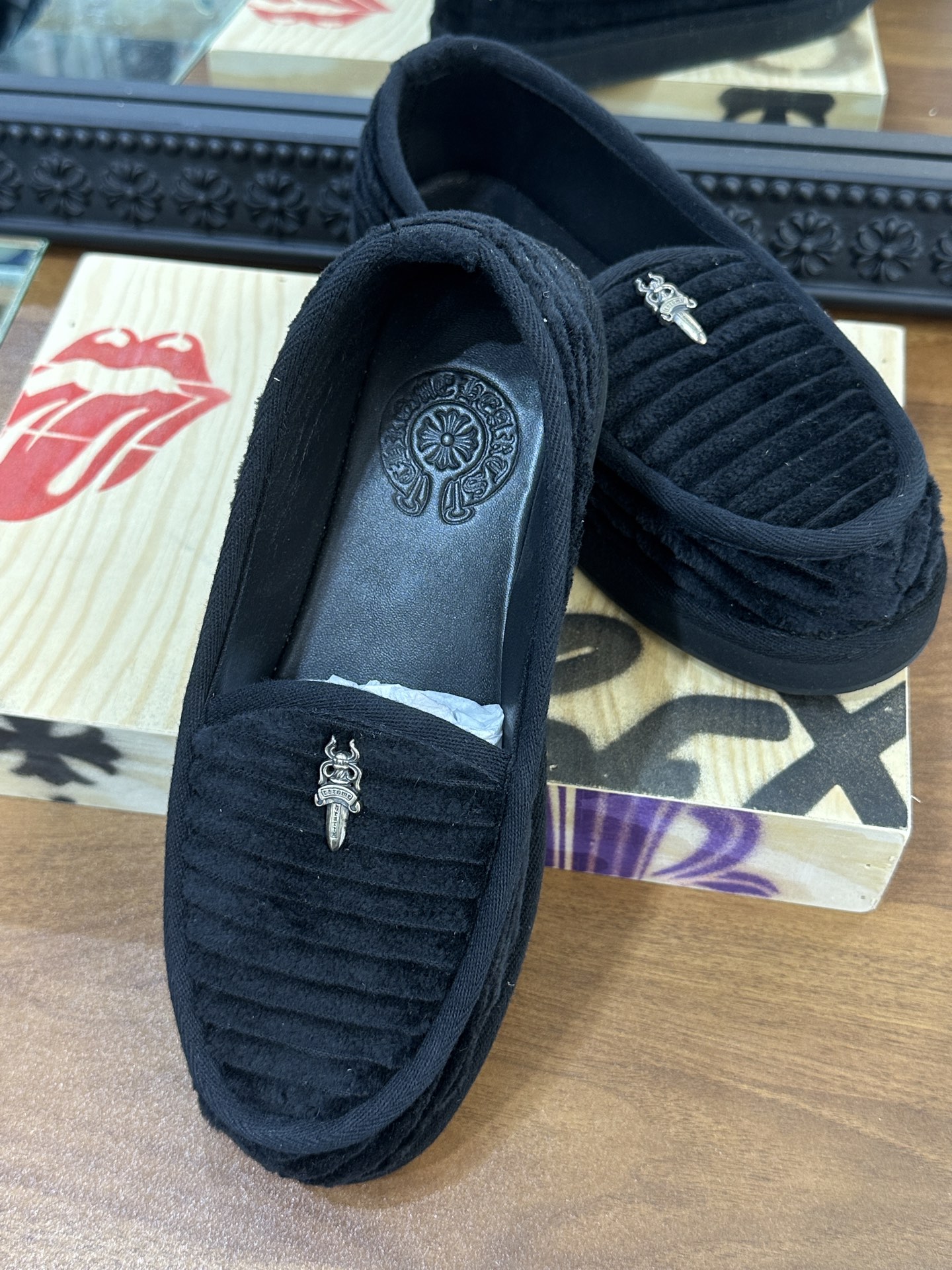 Chrome Hearts Sword Loafers (Slip-on) Sizes: 36-37-38-39-40-41-42-43-44-45