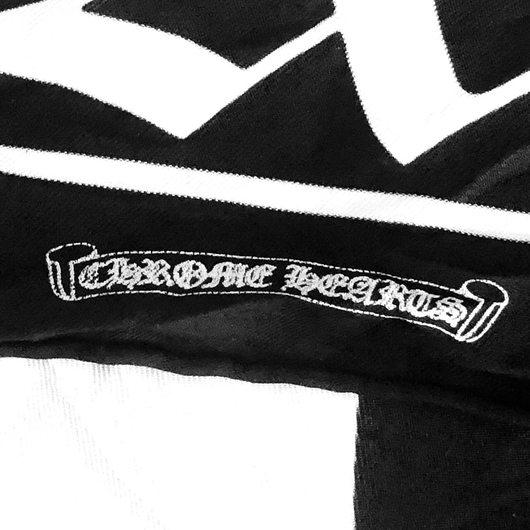 CH Sanskrit Cross Printed Silk Scarf/Square