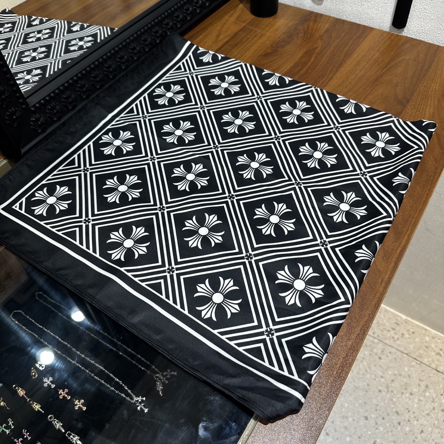 CH Black and White Double-Sided Small Cross