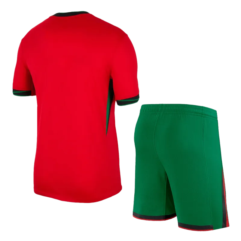 2024 Portugal Home Whole Kit(Jersey+Shorts+Socks) Euro