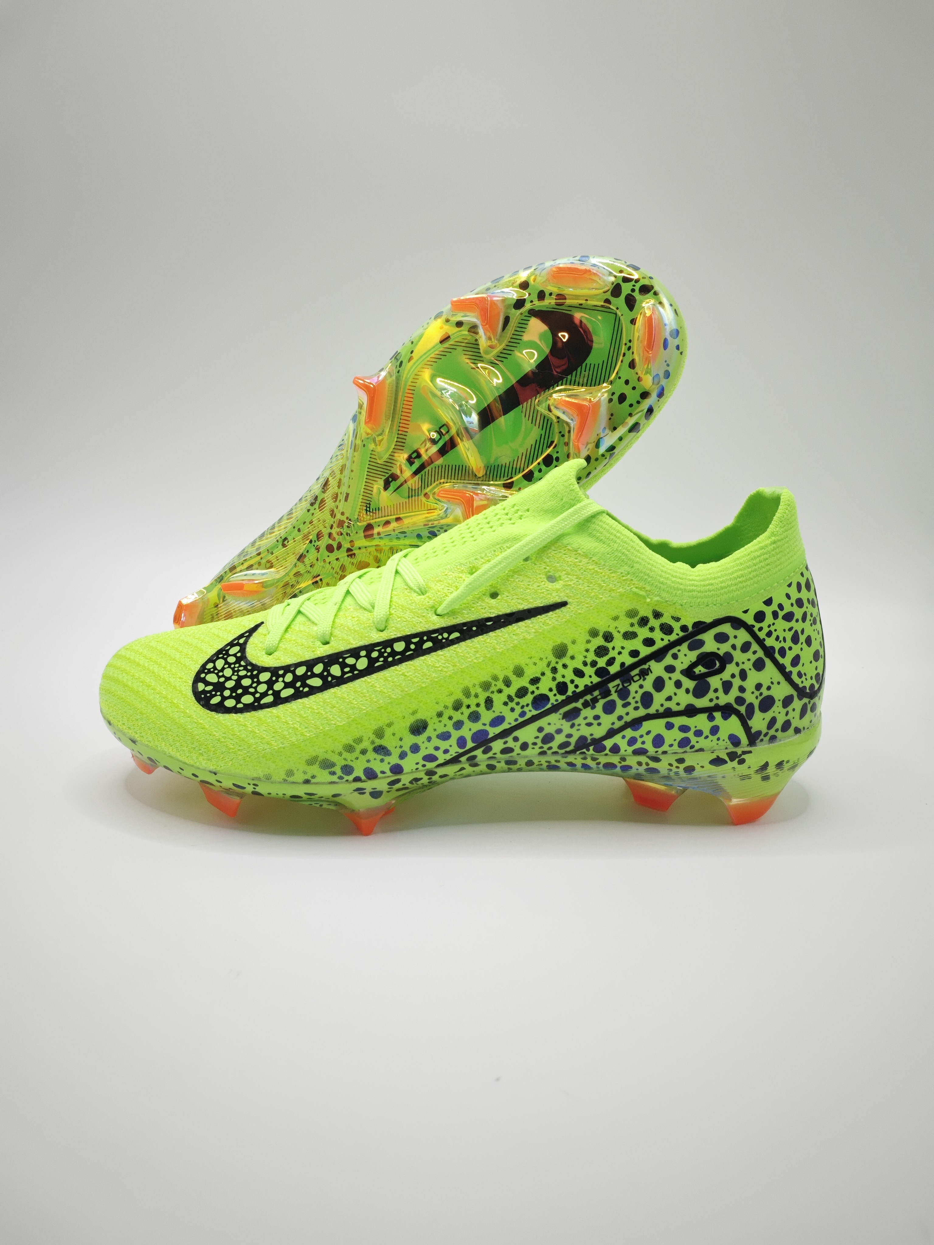 Nike Mercurial 16 FG Soccer Cleats with Built-in Bonded Pack: Full Air Cushion for All-Game Comfort, Waterproof Knit for Rainy Pitches