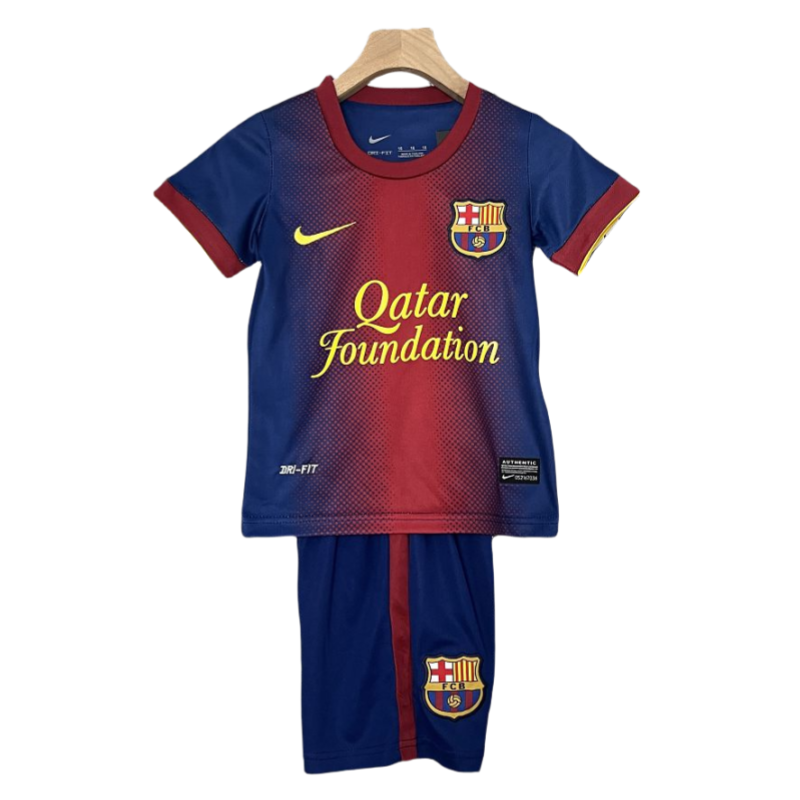12-13 Barcelona Home Retro Kids Kit