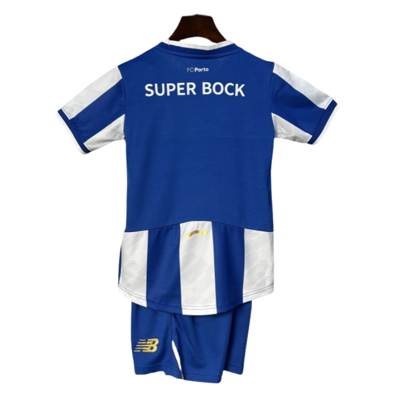 FC Porto Home Soccer Jersey Kids Kit 2025-26 (Jersey+Shorts)