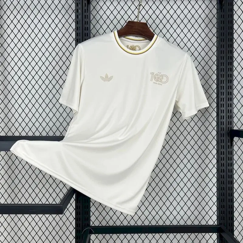 Colombia 2024 Nation 100th White Anniversary Collection Jersey White