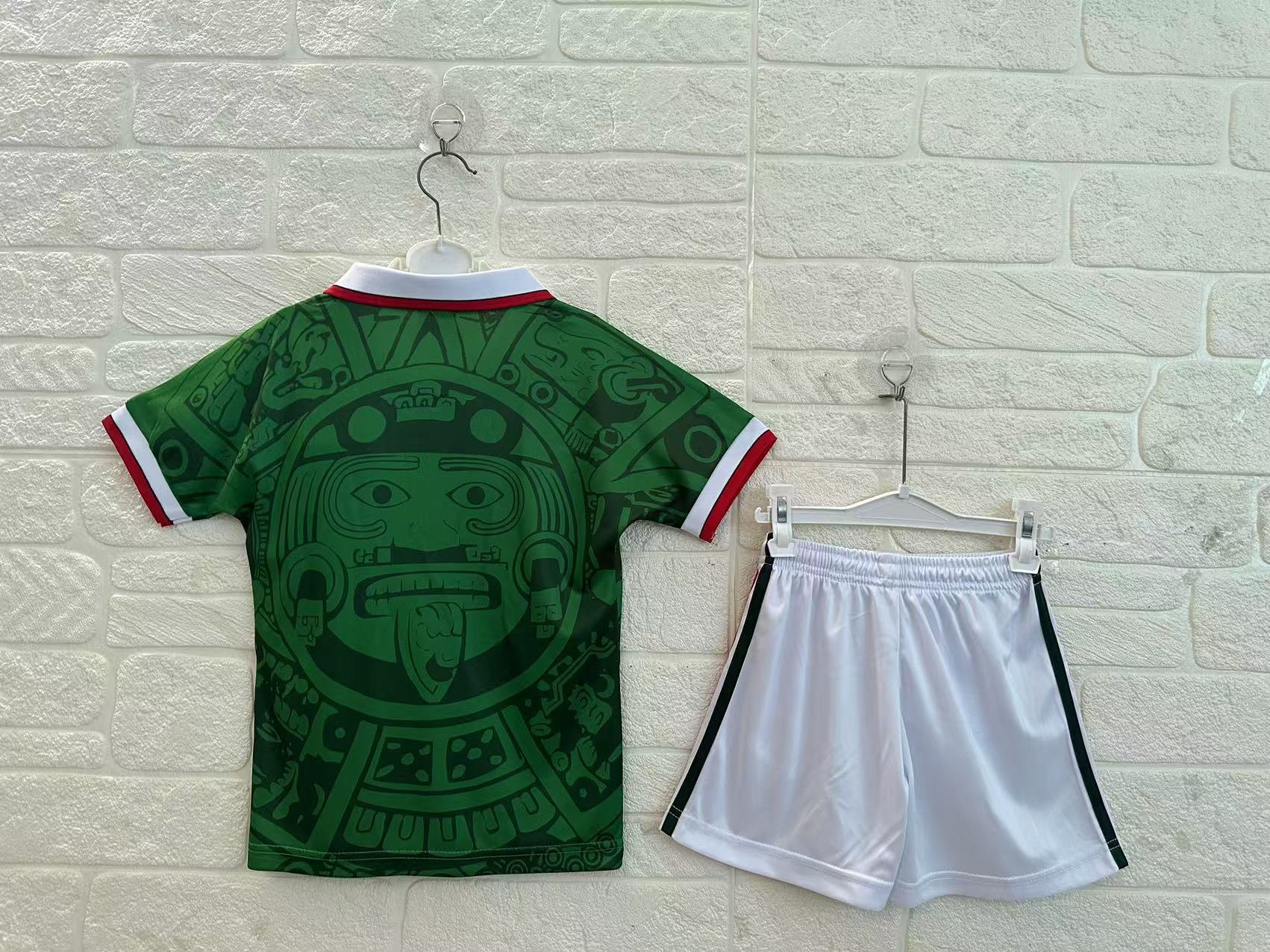 Mexico Home Retro Kids Suit 1998
