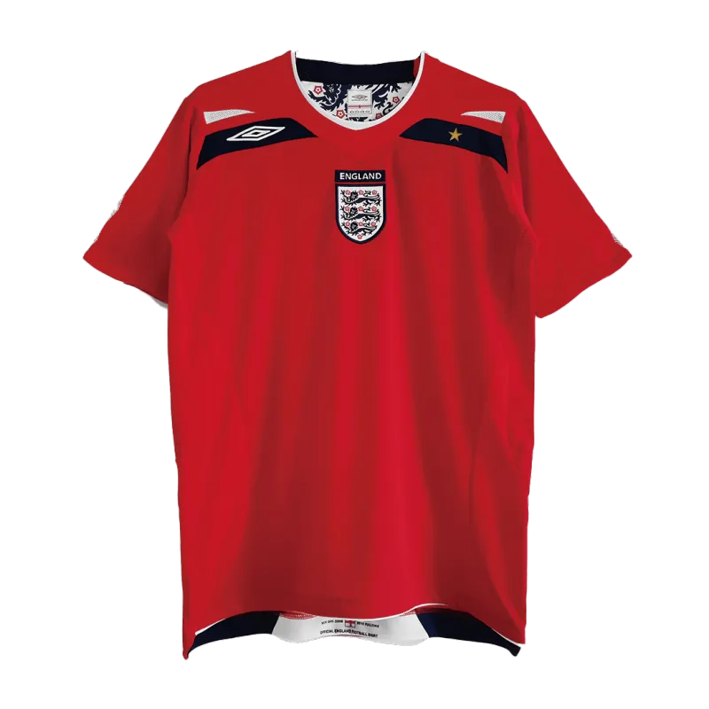 England Retro Soccer Jersey Away Replica 2008/10