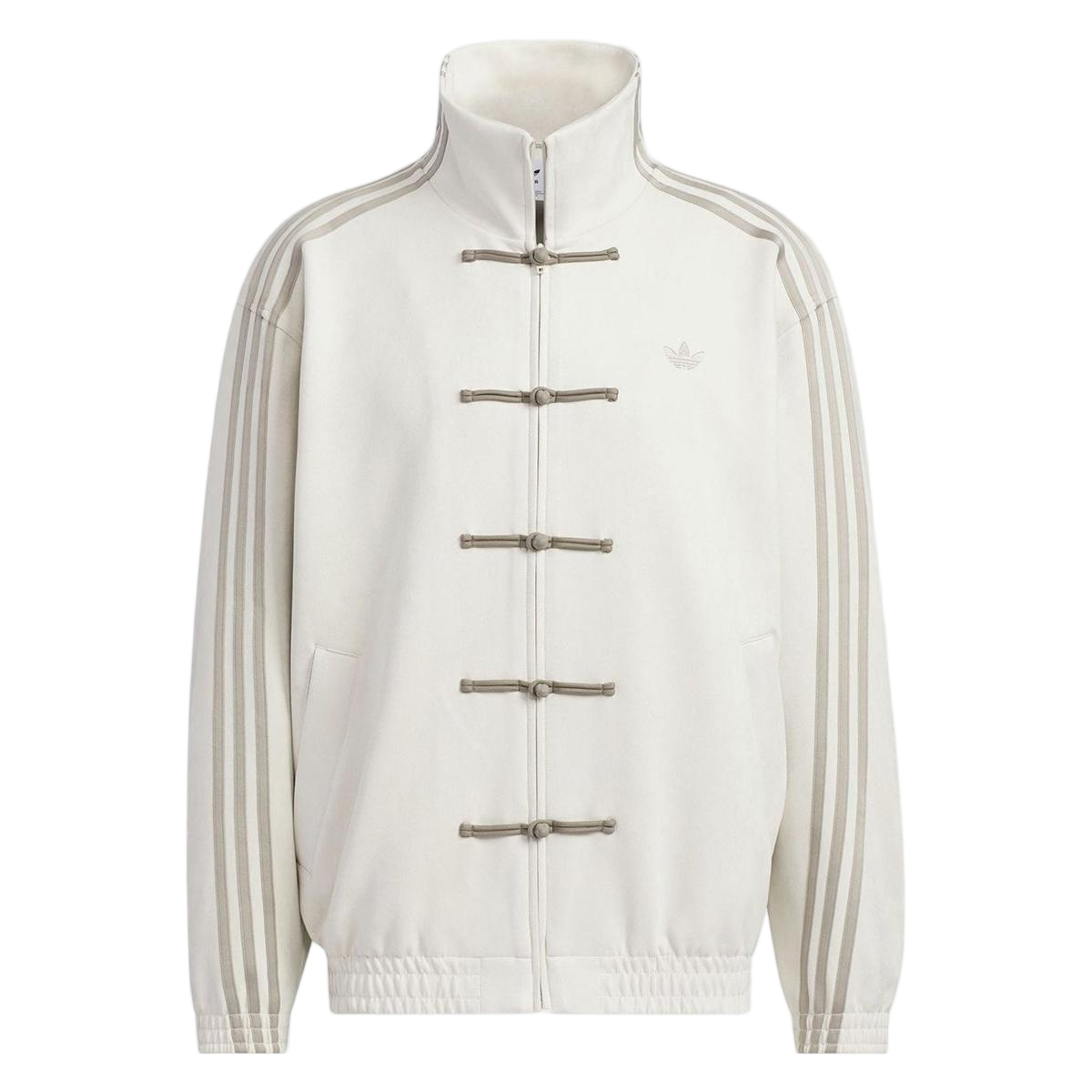 Adidas Three-Leaf Clover Unisex Classic New Chinese Style Suede Jacket