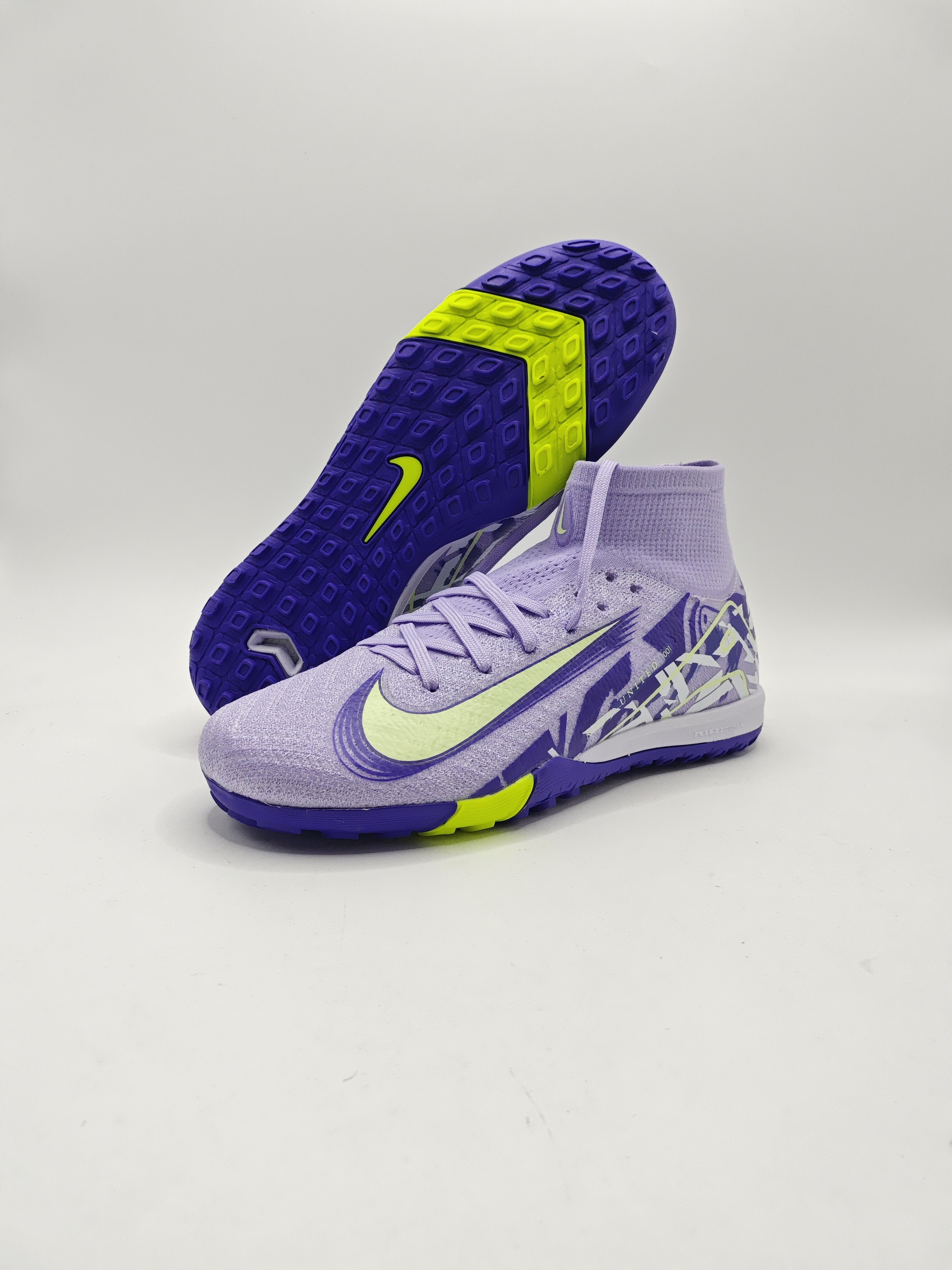 Nike Mercurial 16 High-Top Built-in Full Air Cushion Waterproof Knit FG MD-Outsole Soccer Cleats