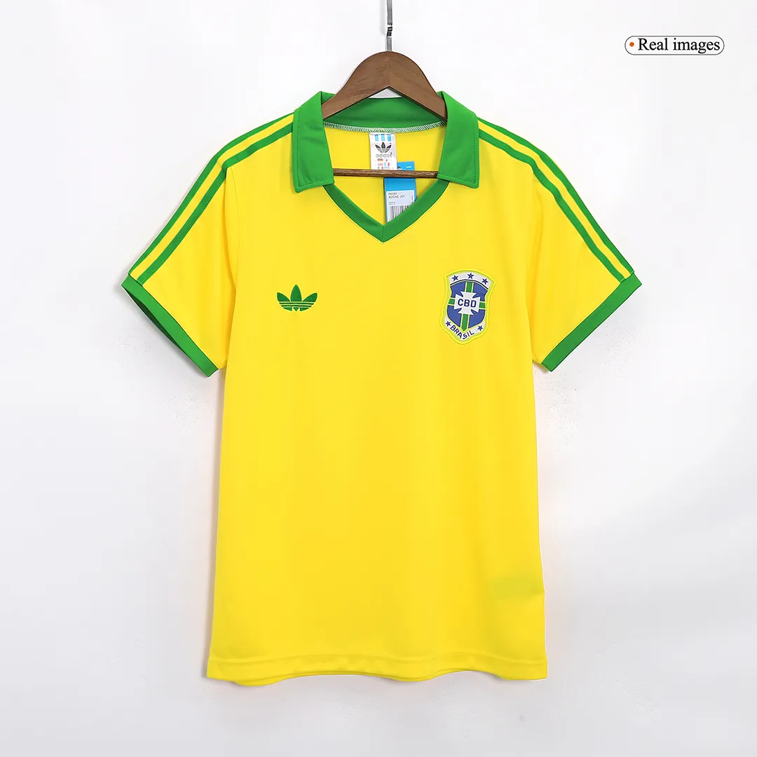 Brazil Retro Home Jersey 1977