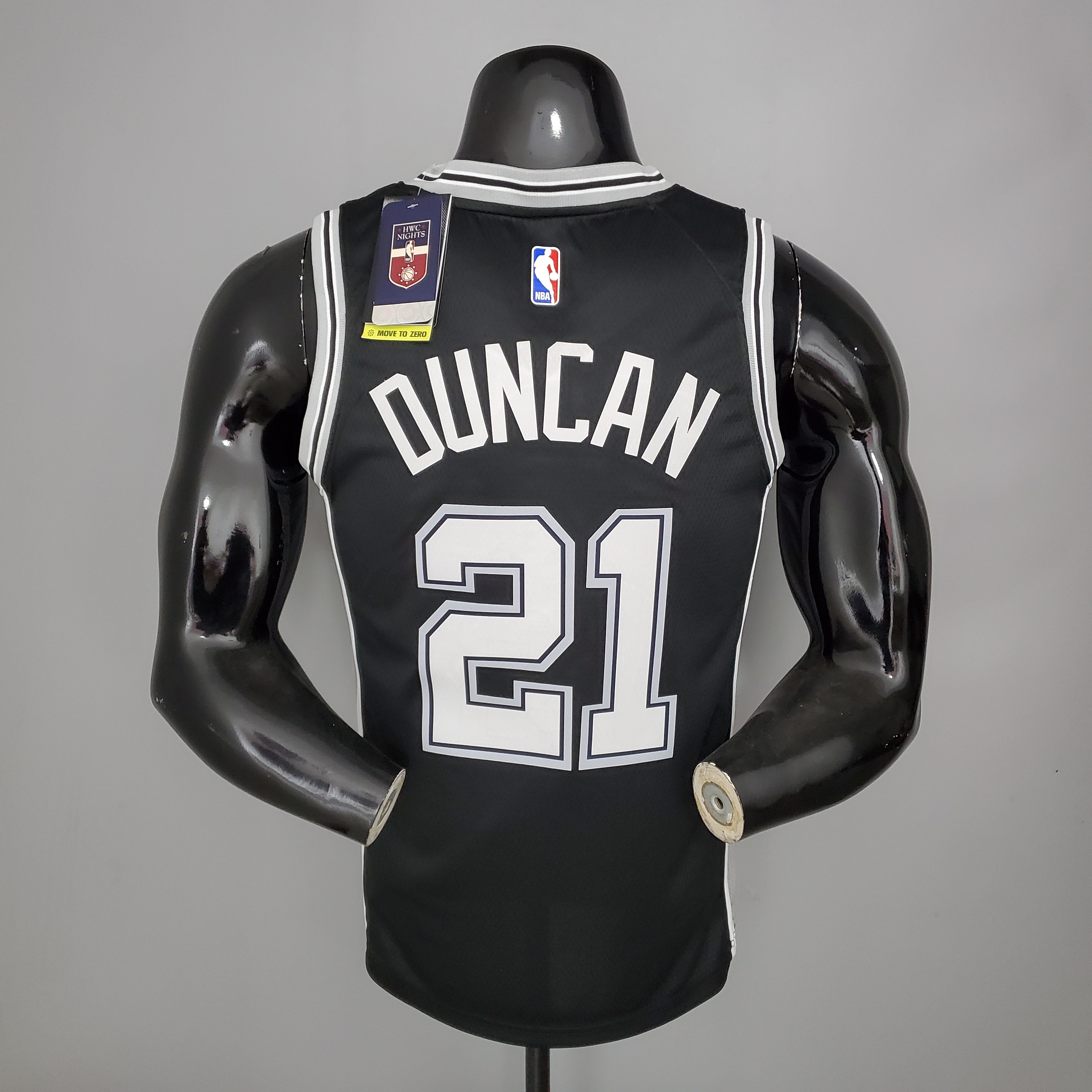 Tim Duncan San Antonio Spurs Swingman Jersey Black
