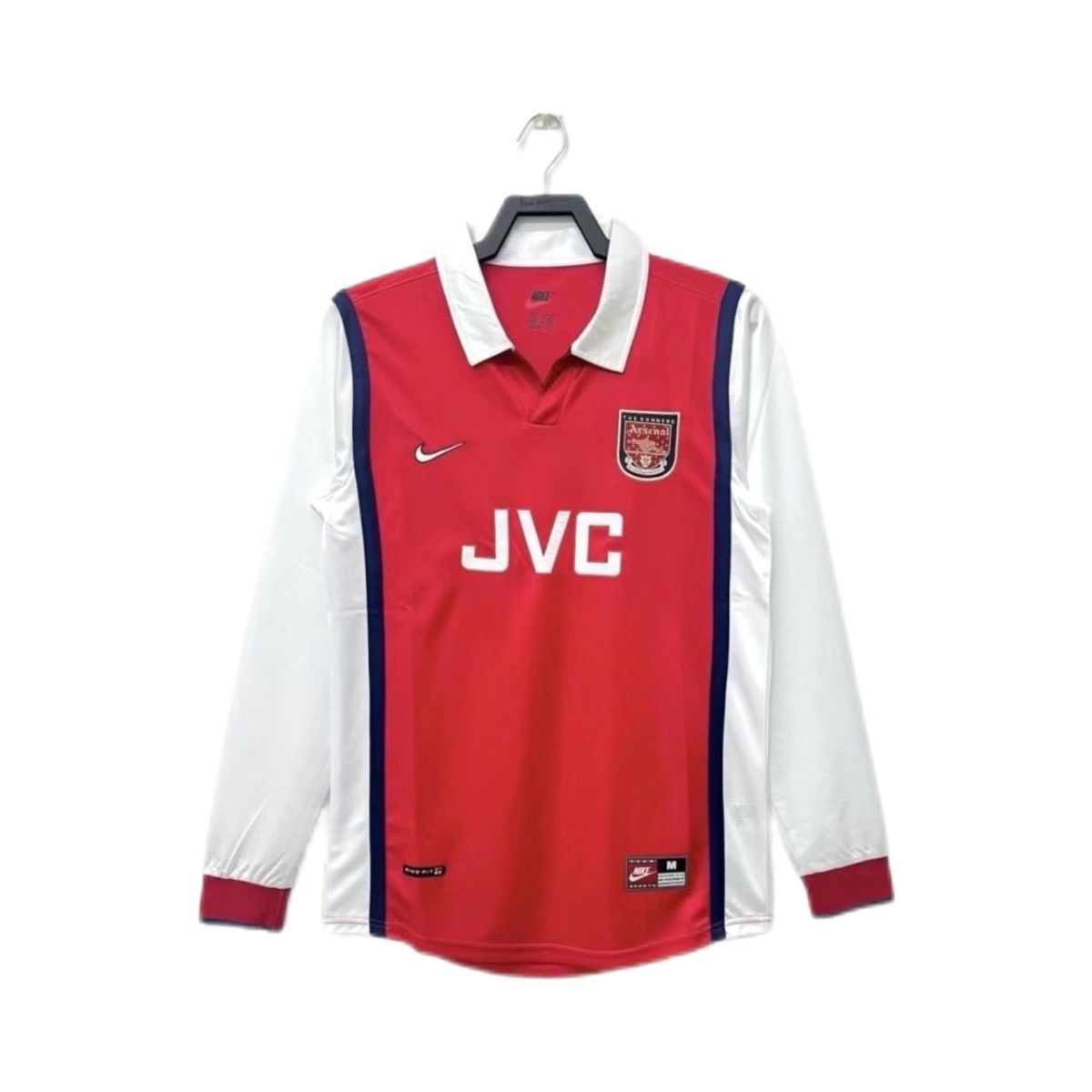 98-99 Arsenal Bergkamp #10 Retro Jersey Long Sleeve