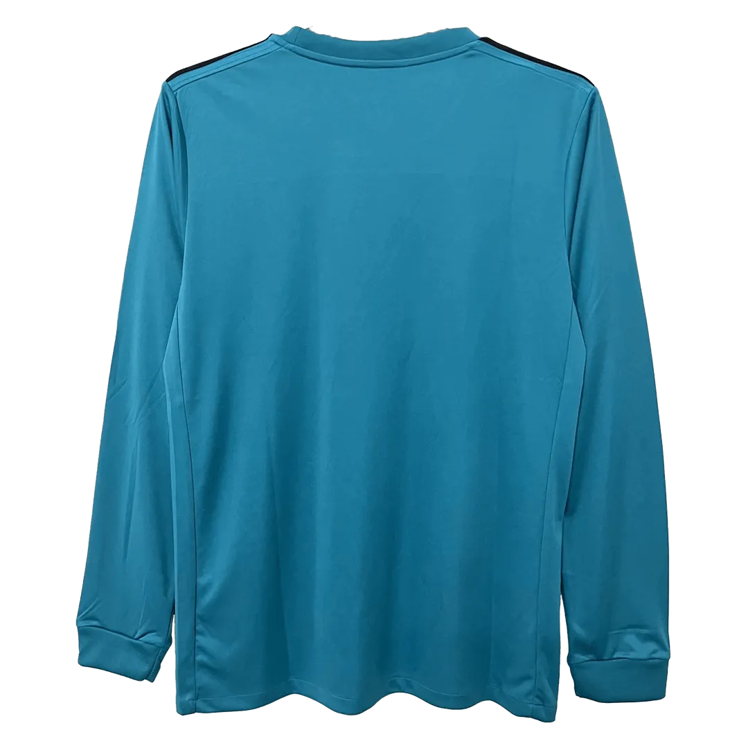 2017/18 Real Madrid Retro Long Sleeve Jersey Third Away