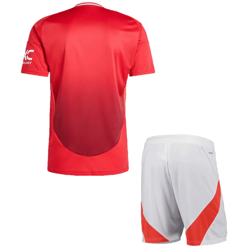 24-25 Manchester United Home Kit(Jersey+Shorts)