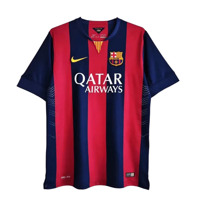 14-15 Barcelona Messi #10 Neymar Jr #11 Retro Jersey Home