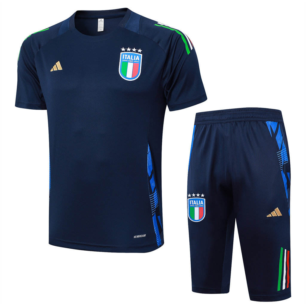 Italy Training Short sleeve Suit 24/25