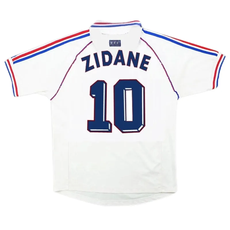 1998 France Retro Jersey Away World Cup