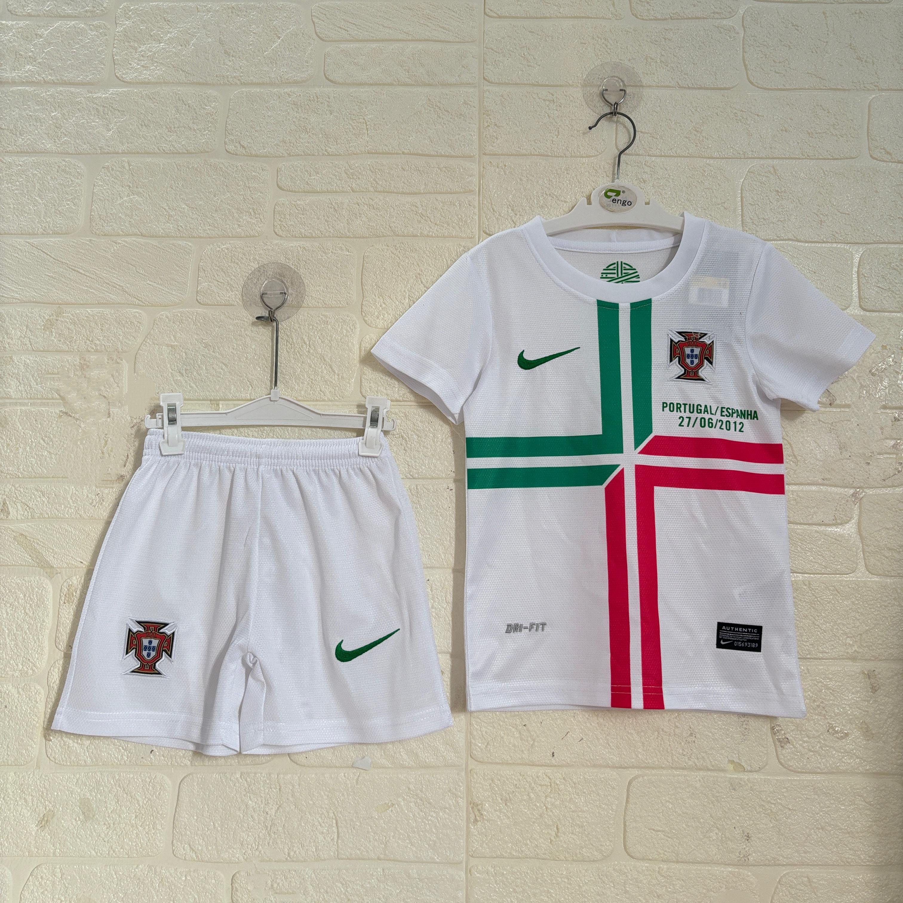 Portugal Away Retro Kids Suit 2012