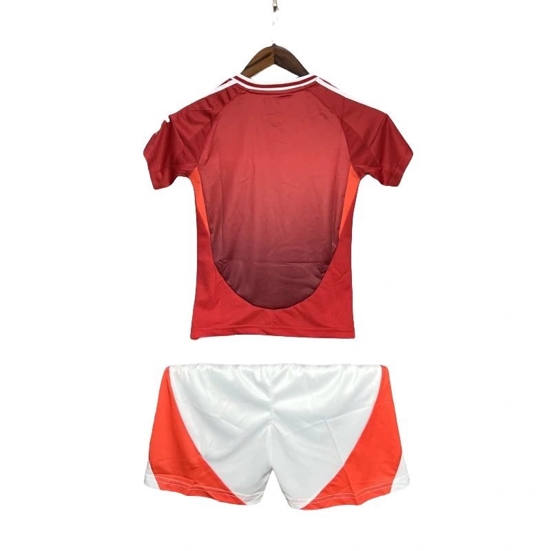 24-25 Manchester United Home Kids Jersey+Shorts