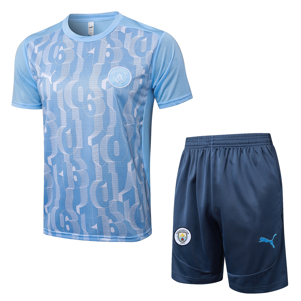 Manchester City Training Short sleeve Suit 24/25