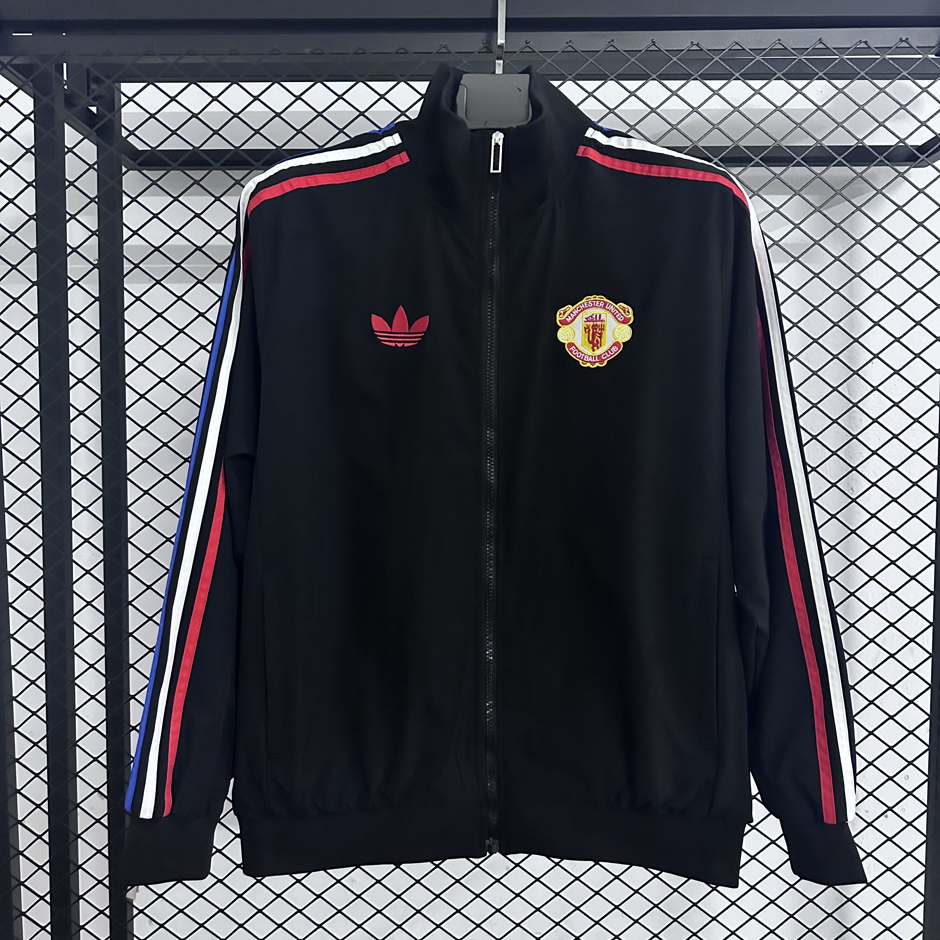 25-26 Manchester United joint football casual culture retro sports slim fit stand up collar jacket