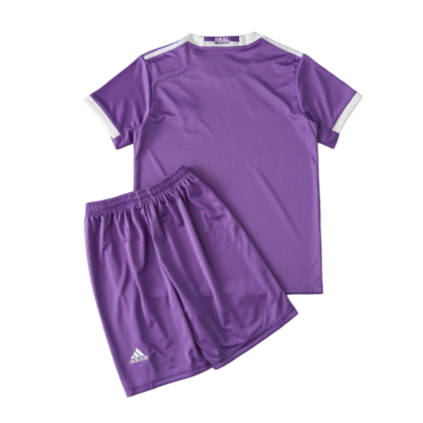 Real Madrid16-17 Away Retro Kids Kits Children Sets Football Jersey