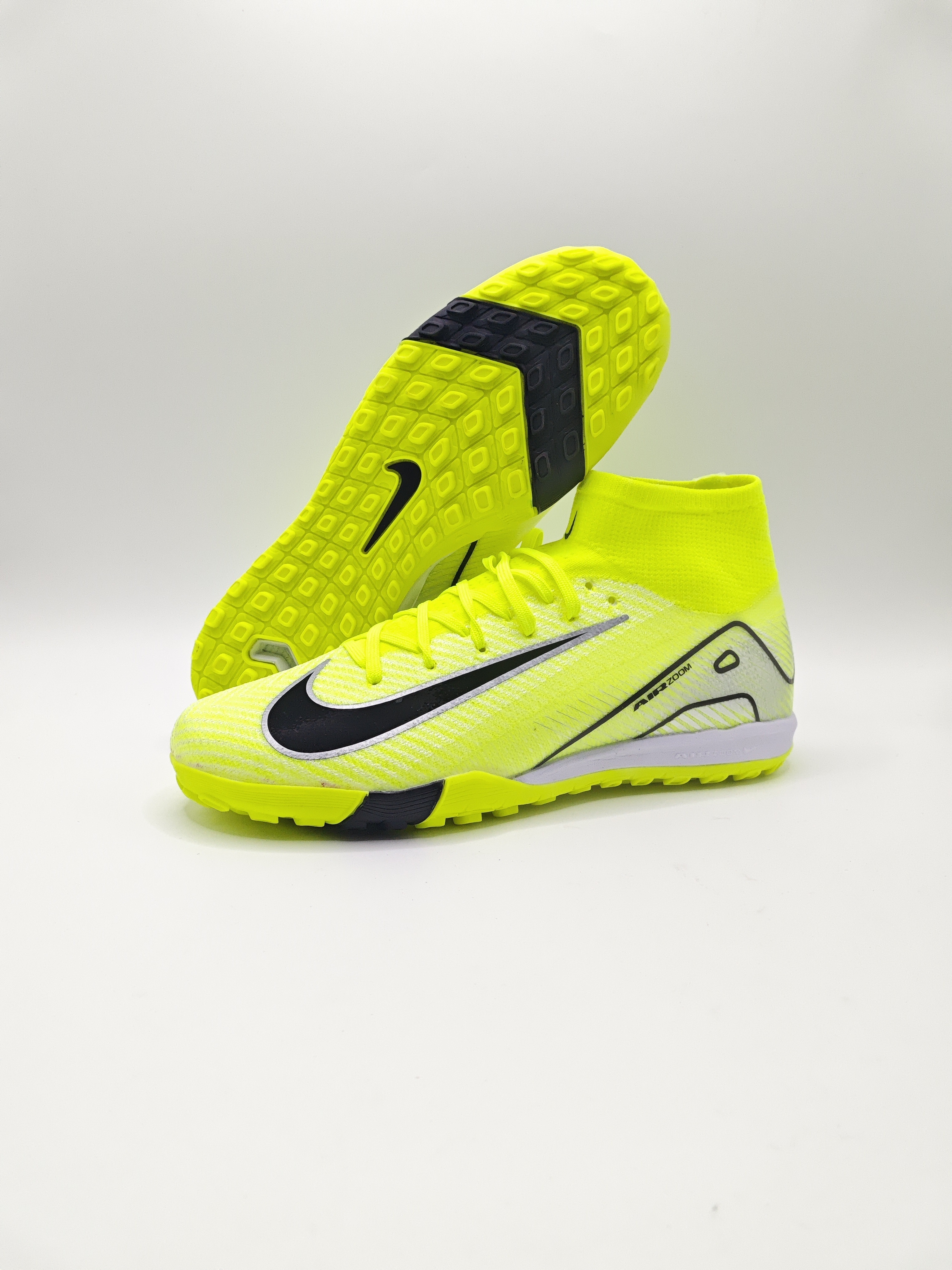 Nike Mercurial 16 High-Top Built-in Full Air Cushion Waterproof Knit Turf Studs MD Outsole Soccer Cleats