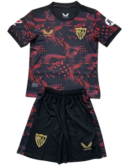 Kids Sevilla Third Kits(Jersey+Shorts) 24-25