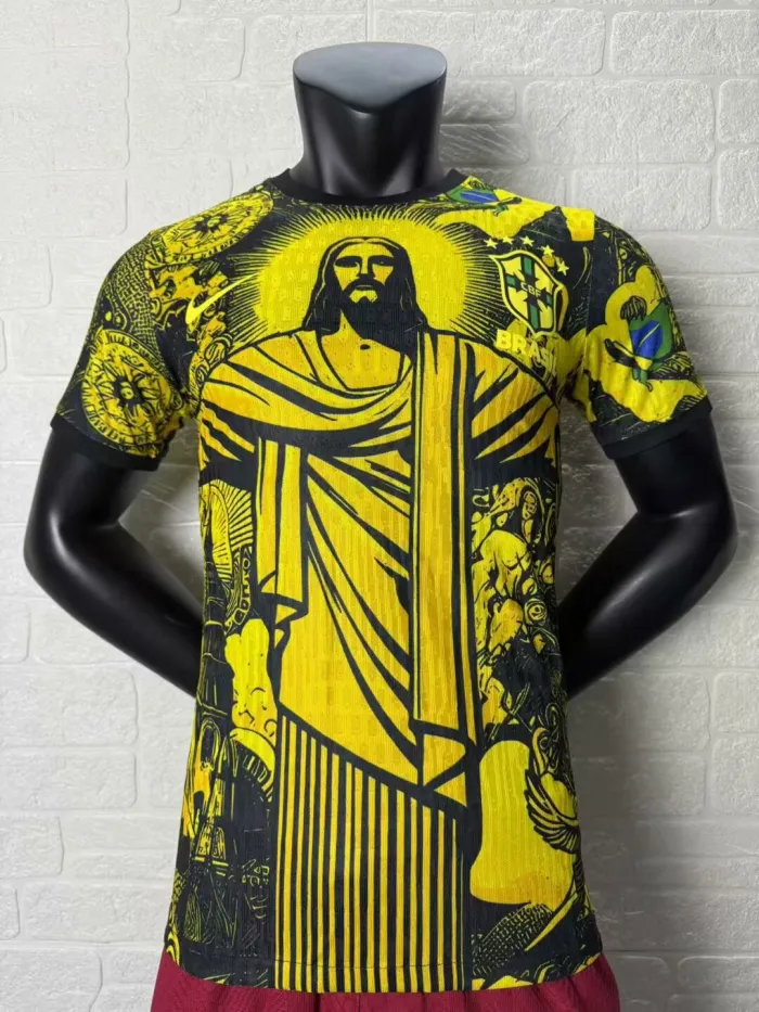Brazil Yellow Special Edition Player Version Man Jersey