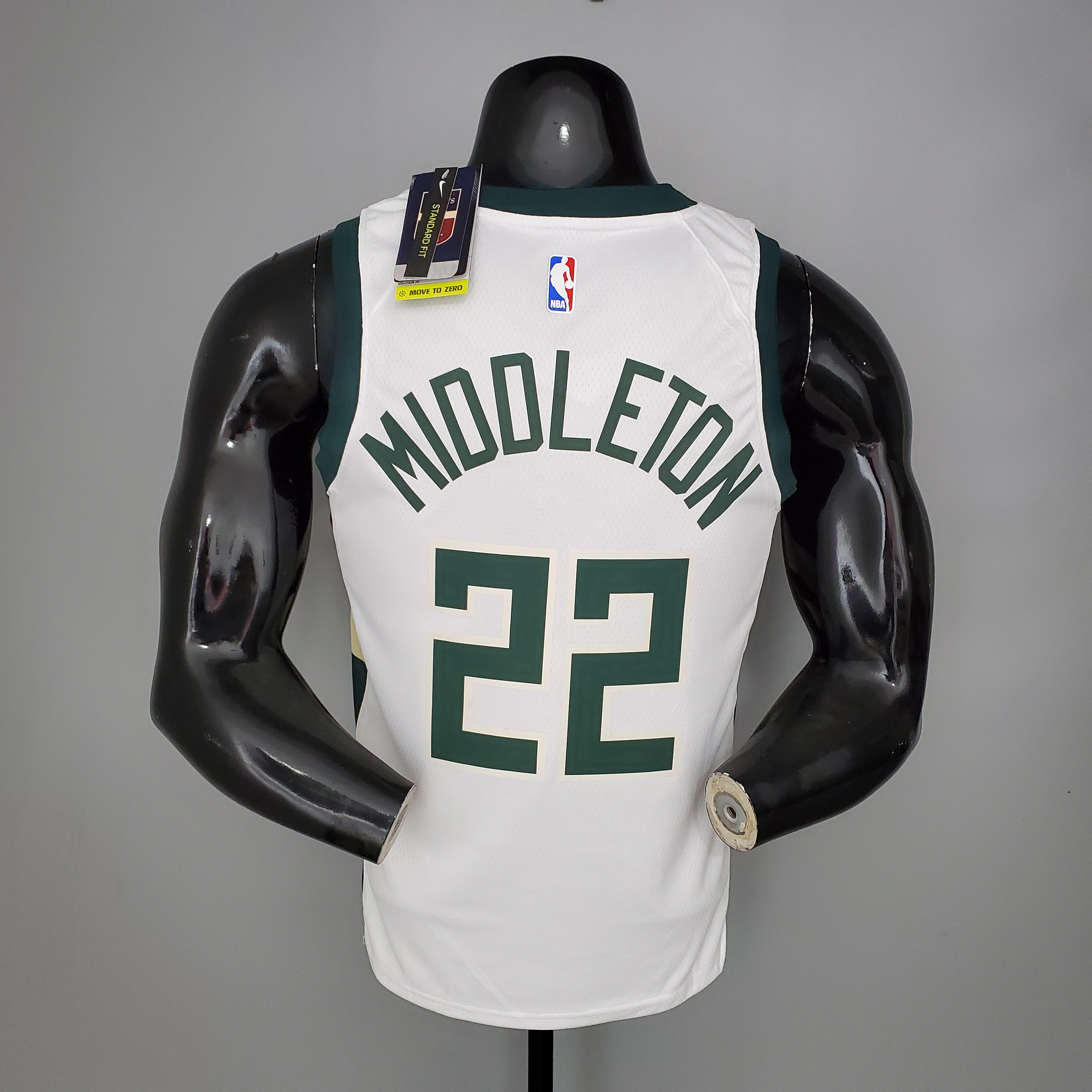 Khris Middleton Milwaukee Bucks Swingman Jersey White