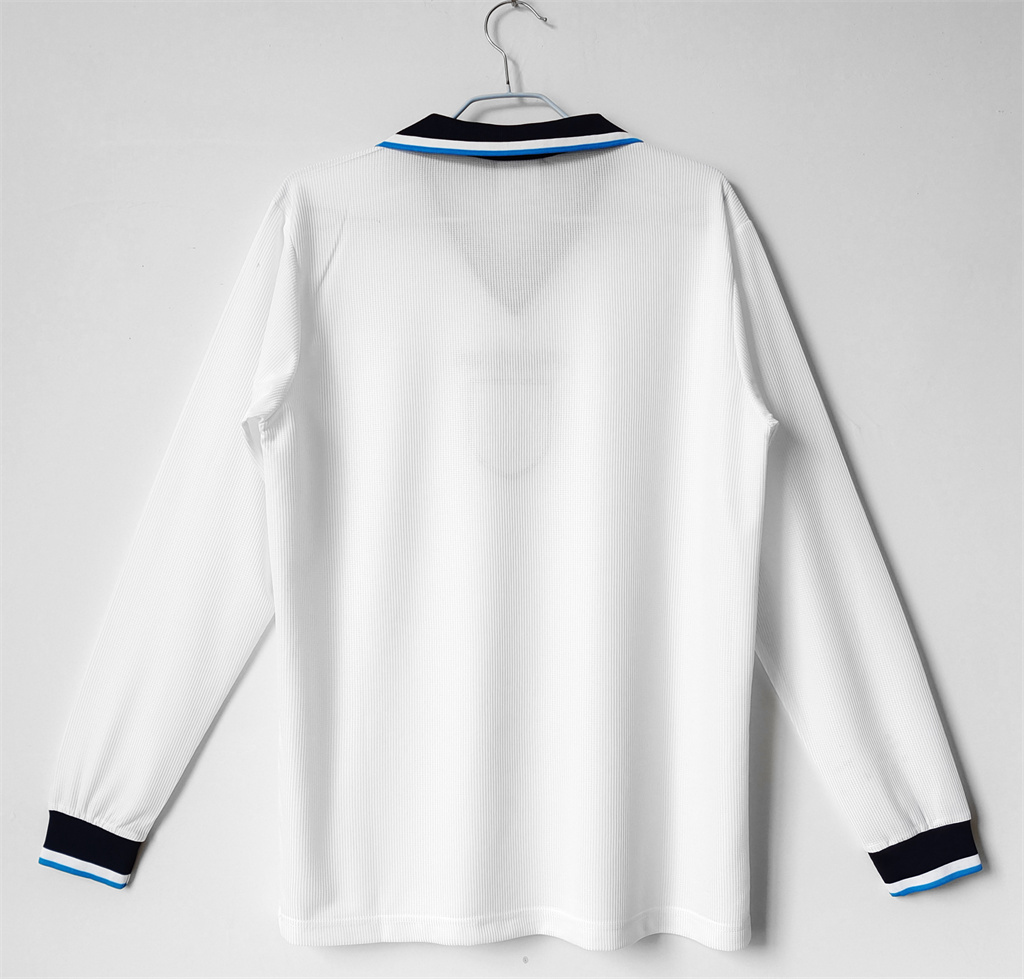 England Retro Home Long Sleeve Jersey 1996