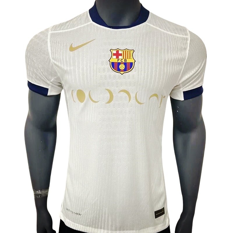 25-26 Barcelona COLDPLAY  Home White Player Version Shirt