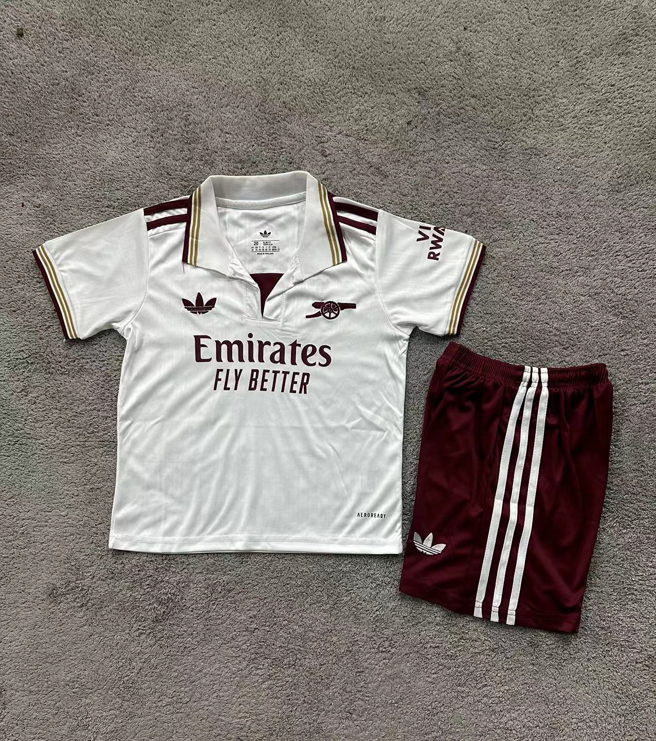 25/26 Arsenal away second kit for children and adults