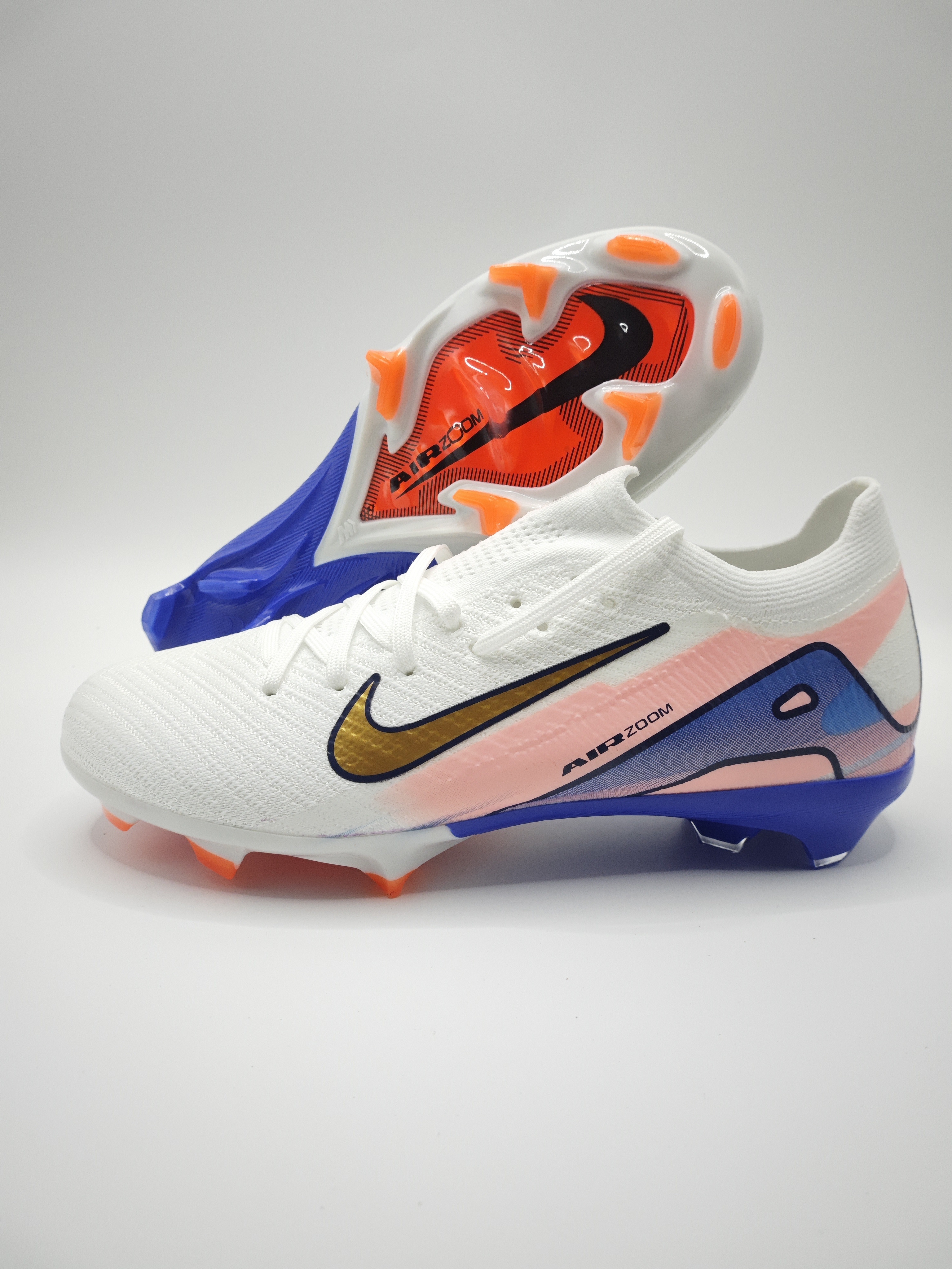 Nike Mercurial 16 with Built-in Bonded Pack: Full Air Cushion, Waterproof Knit FG Soccer Cleats