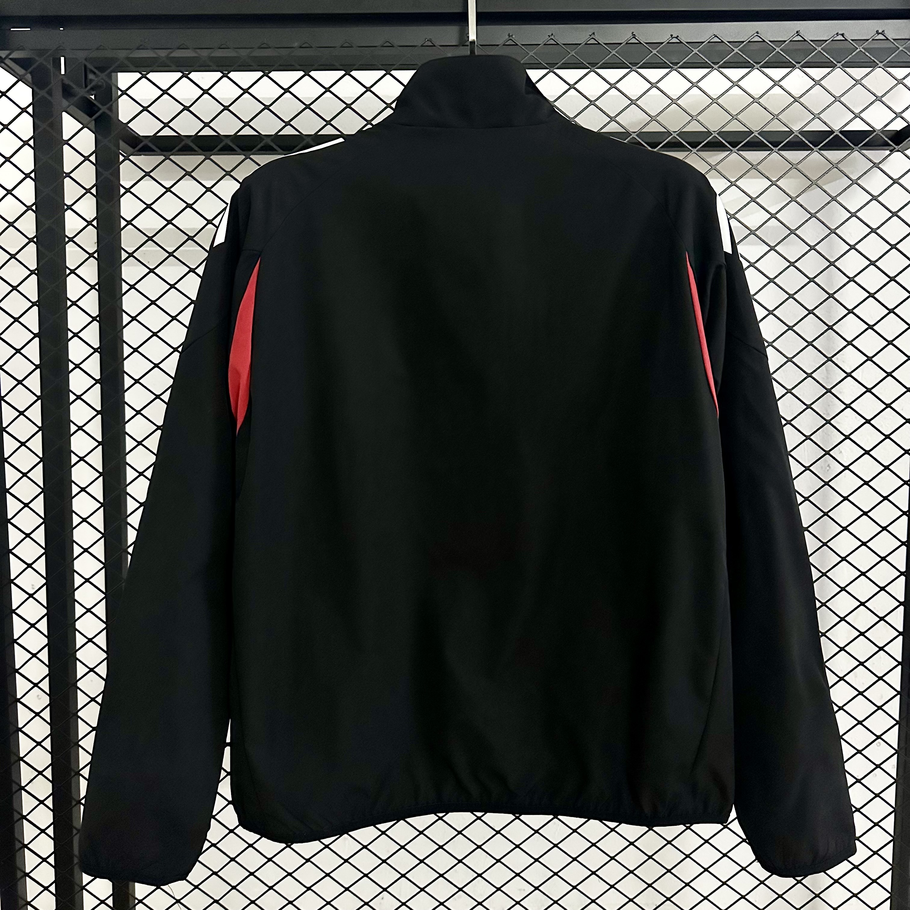 25-26 Benfica black training waterproof windbreaker