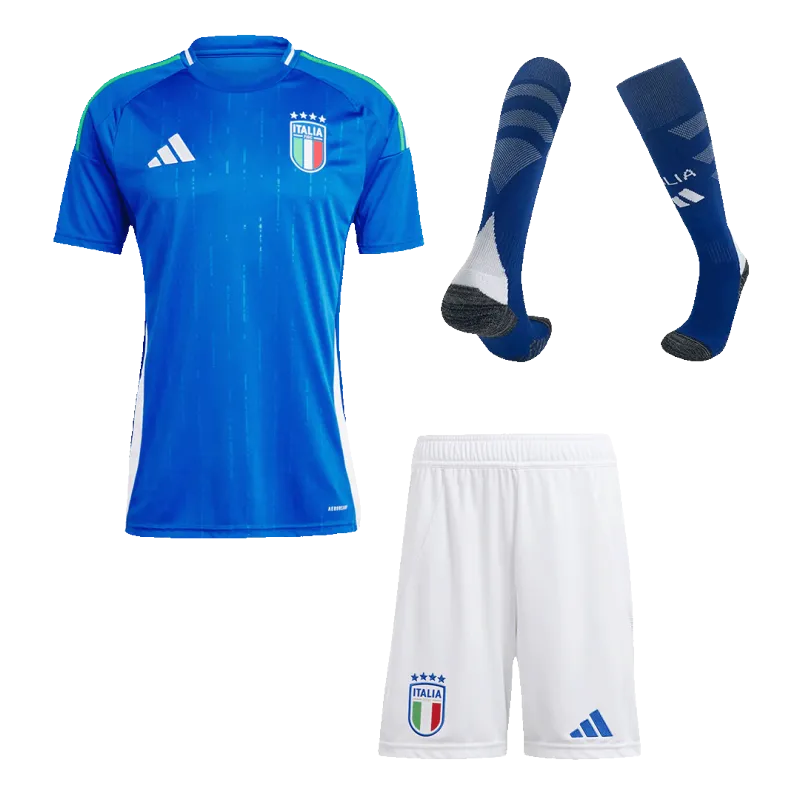 Italy Home Whole Kit(Jersey+Shorts+Socks) Euro 2024