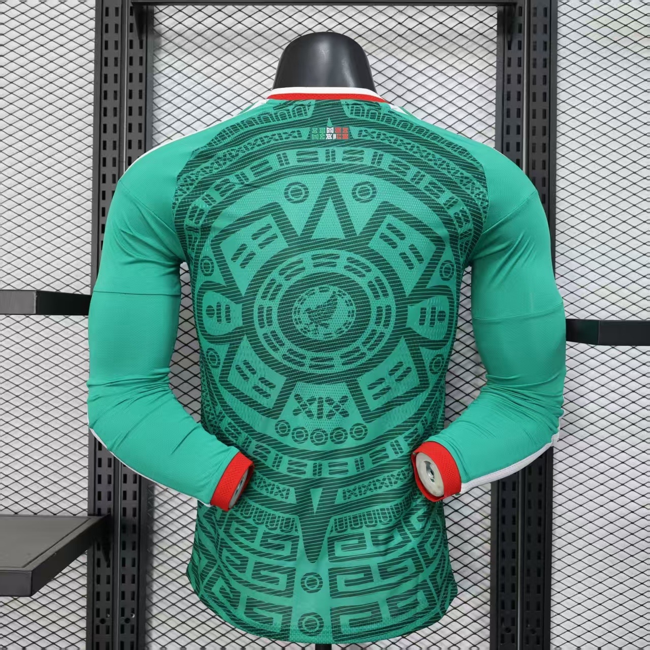 Mexico 2026 World Cup Home Player Version Long Sleeve Soccer Jersey