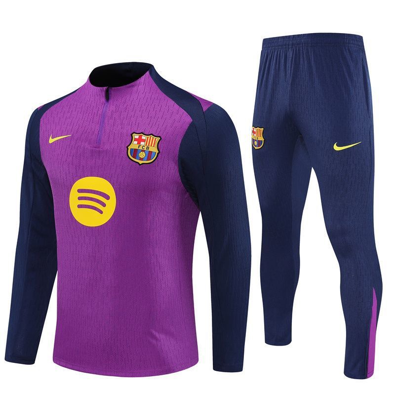 25/26 Barcelona Club Half Zip Football Suit Set