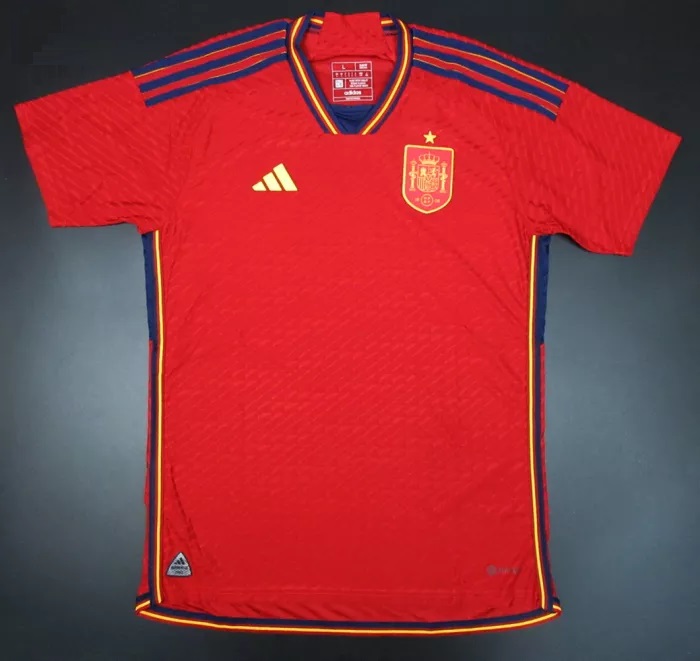 Spain 2022 World Cup Home Player Version Man Jersey