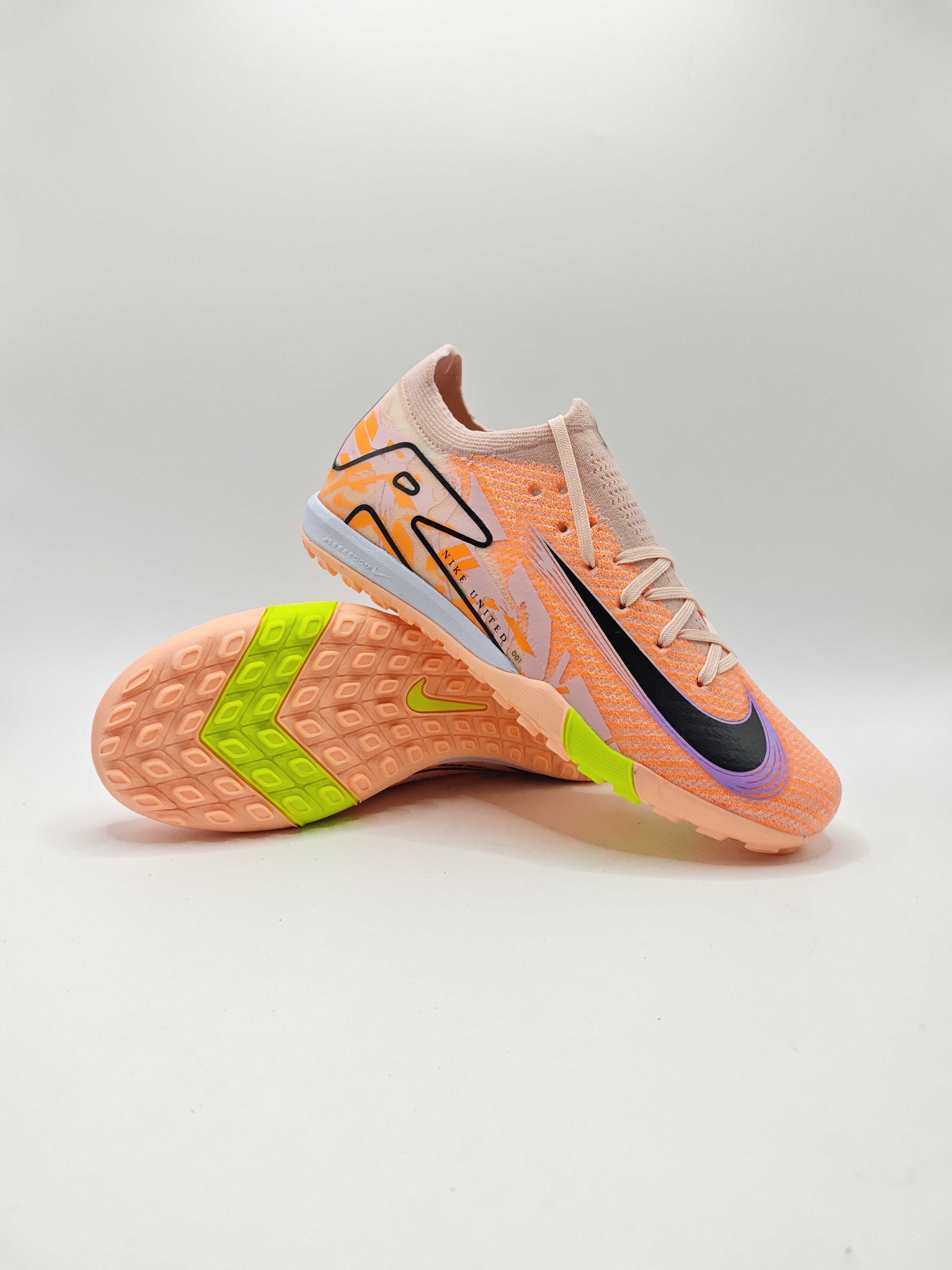 Nike Mercurial 16 Low-Top Built-in Full Air Cushion Waterproof Knit Turf Studs MD Outsole Soccer Cleats