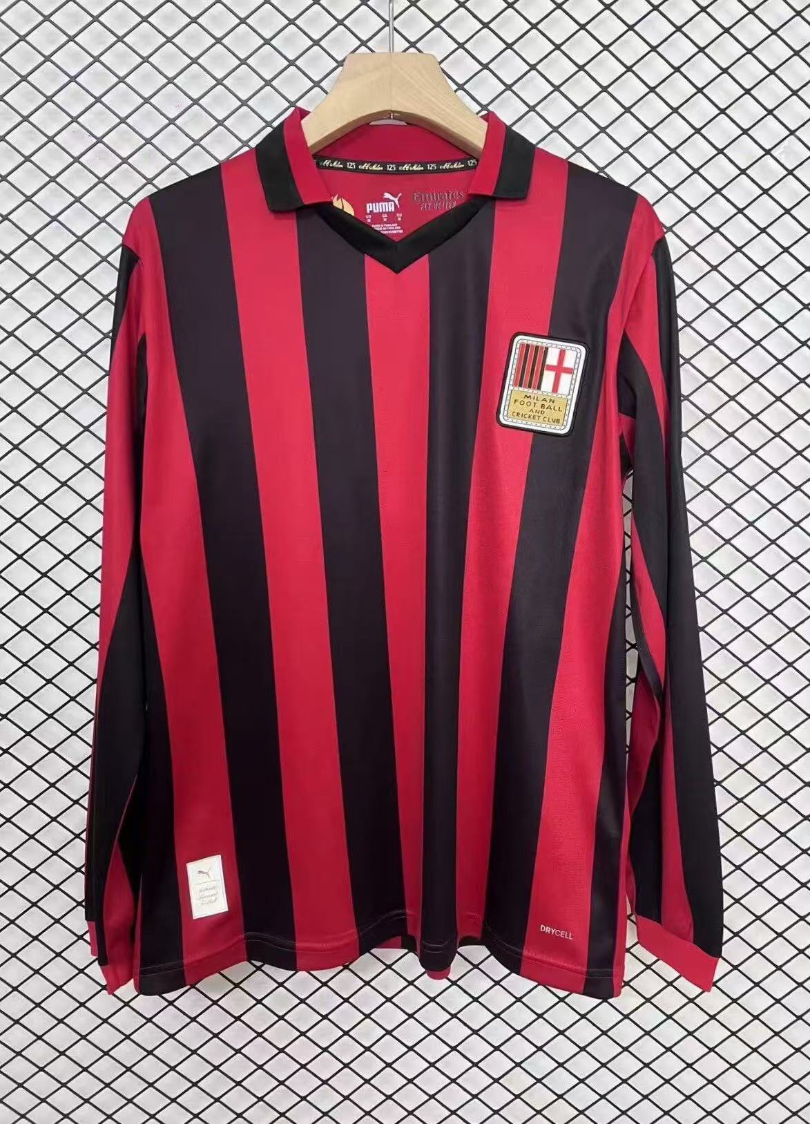 AC Milan 125th Anniversary Edition Long Sleeve Jersey 24/25