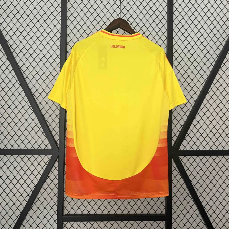 Colombia Nation Home L.Díaz #7 James #10 Football Jersey Copa America 2024