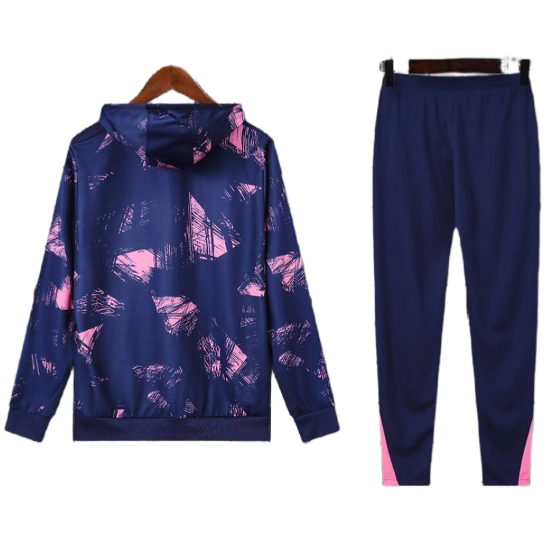 2024-25 Jordan PSG Hooded Purple Training Tracksuit Kits