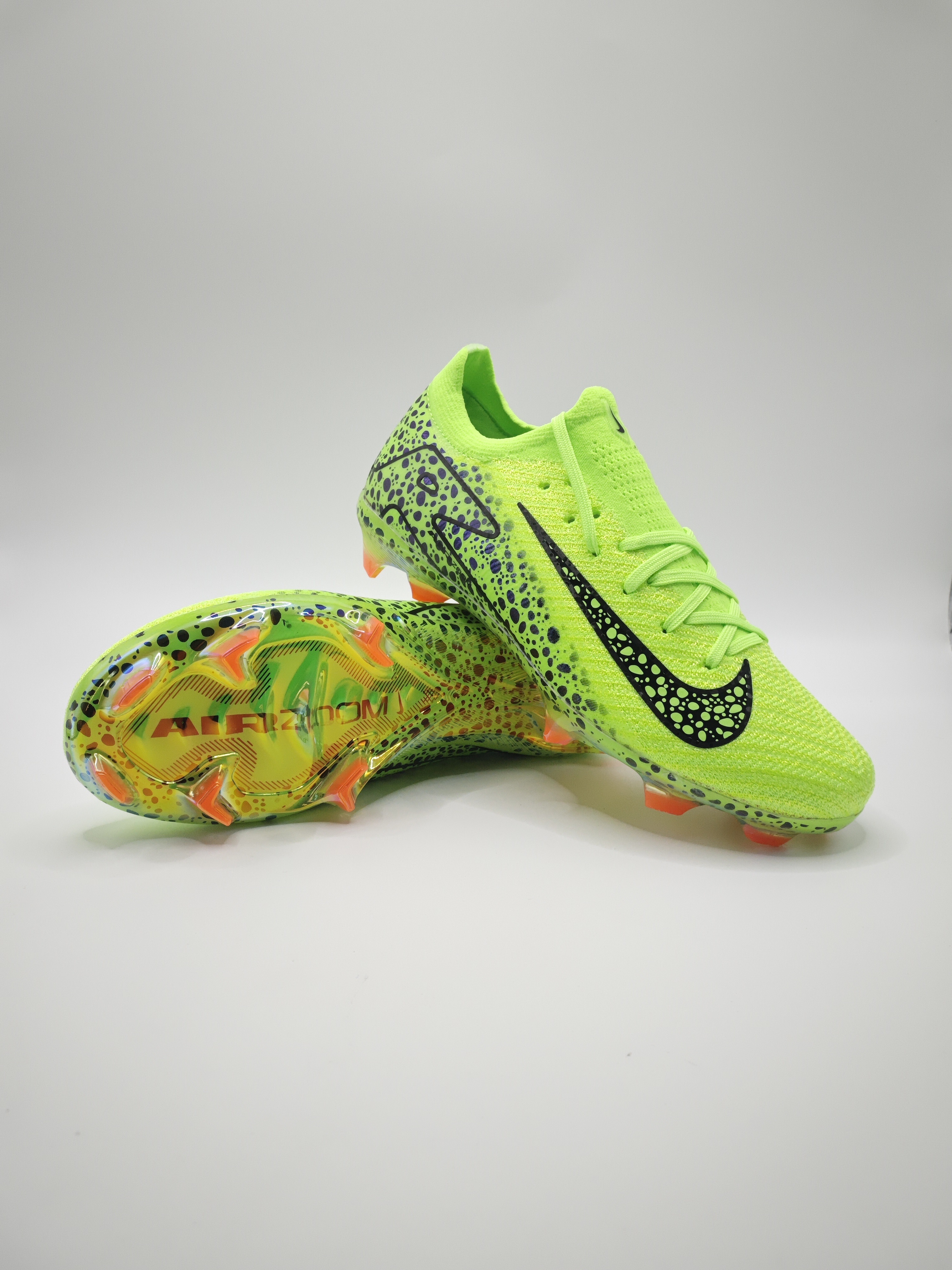 Nike Mercurial 16 FG Soccer Cleats with Built-in Bonded Pack: Full Air Cushion for All-Match Comfort, Waterproof Knit for Wet Pitches