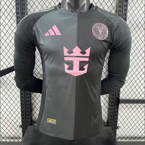 Inter Miami Away Man Player Version Long Sleeve Jersey 25/26