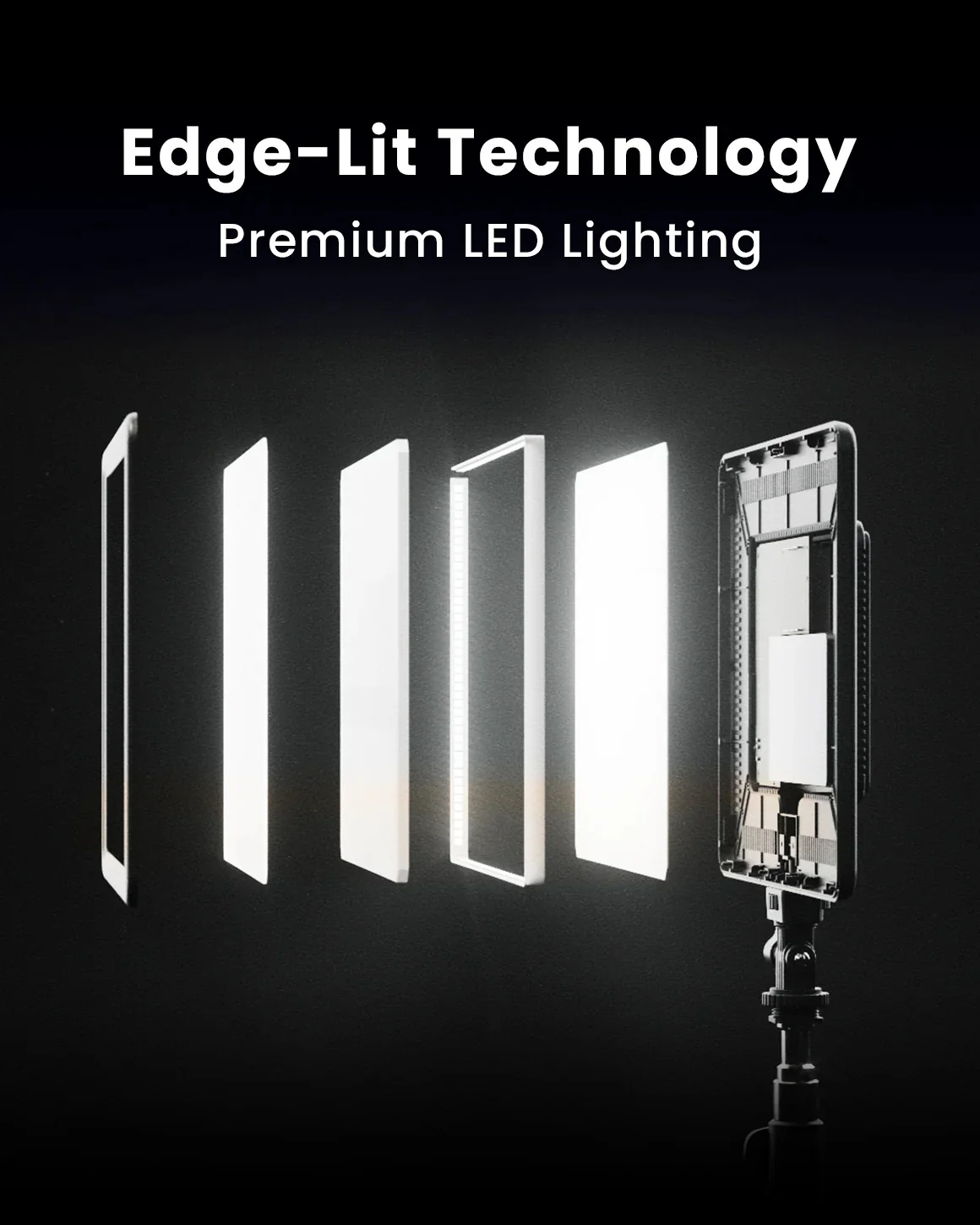 Studio LED Panel Edge-Lit