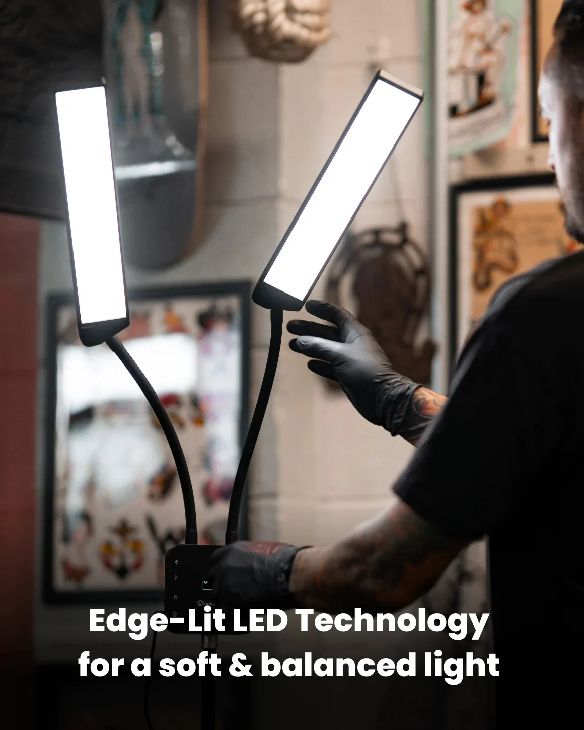 Flex Light Pro Dual Edge-Lit LED Panel Lighting System